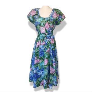 Vintage Carol Anderson Cotton Floral Dress